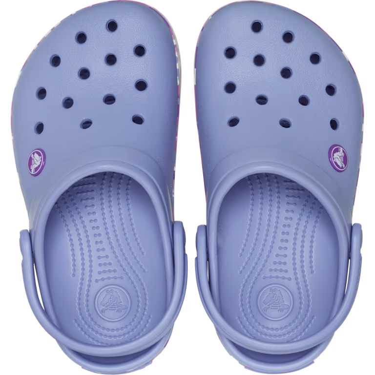 Crocs Kids' Crocband Glow Confetti Band Clog
