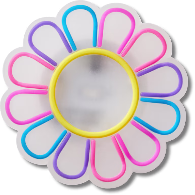 Crocs Lights Up Rainbow Flower