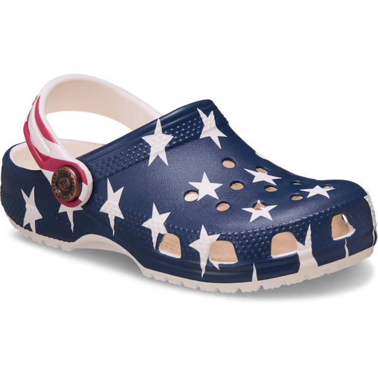 Crocs Toddler Classic American Flag Clog